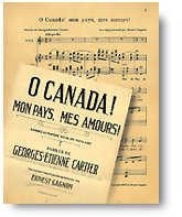 Score of Ô! Canada, mon pays! mes amours!