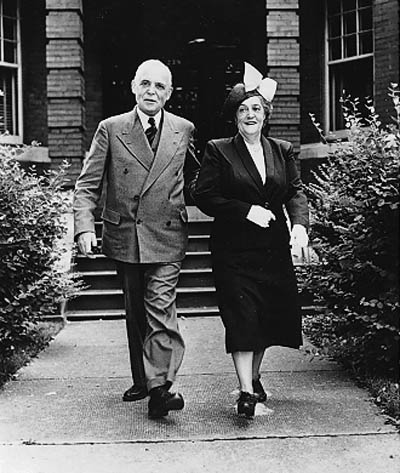 St-Laurent and His Wife, Outside Their House on Grande-Allée