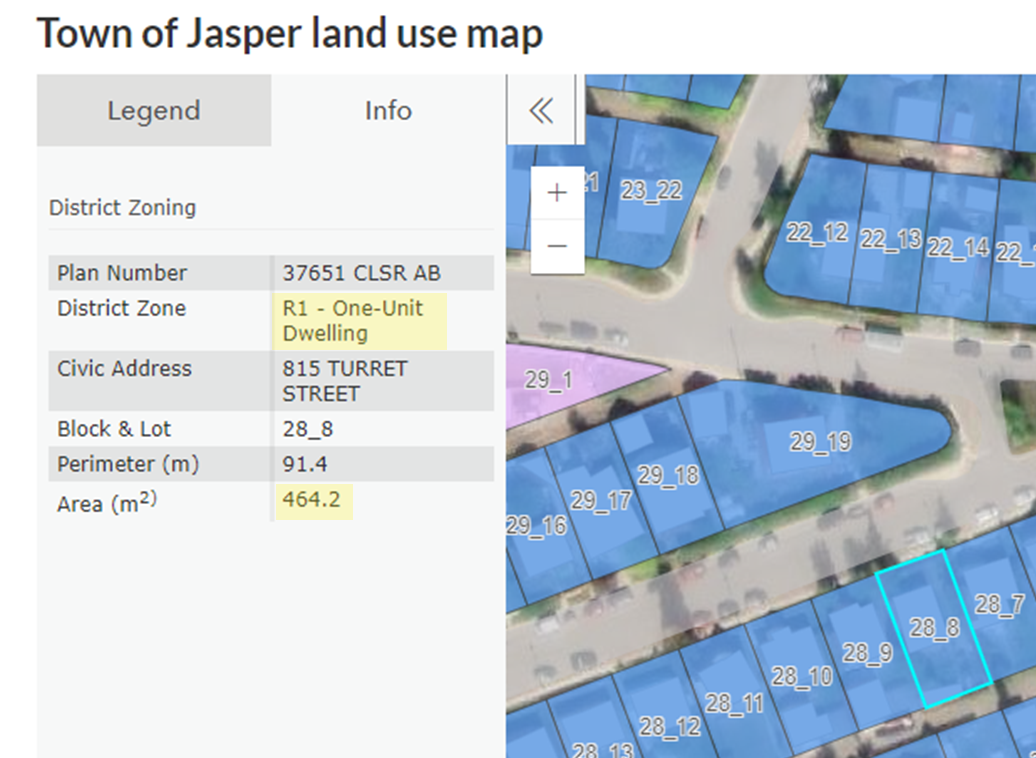 Land use map